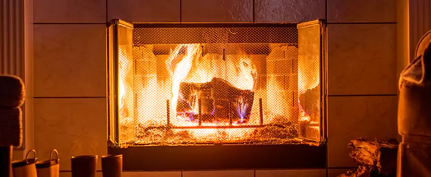 Mendota Hearth Landscape Fireplace Installation in Hoover, Alabama