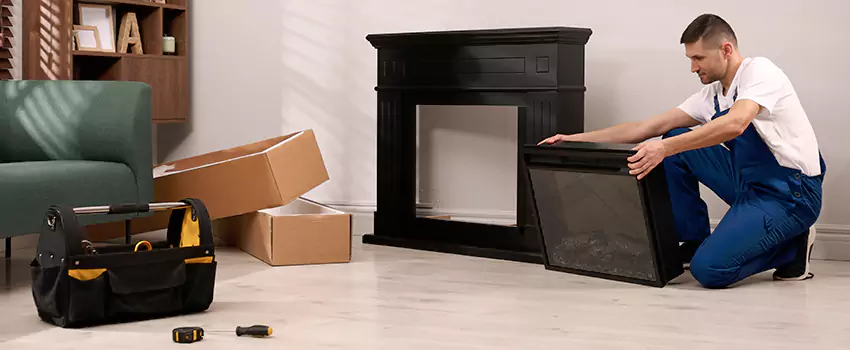 Old Rusted Metal Fireplace Repair And Replacement in Hoover, AL
